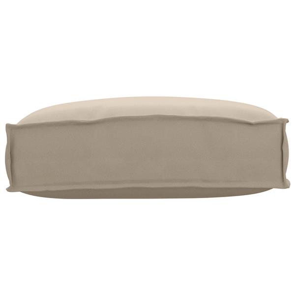 Grote foto vidaxl palletkussen rugleuning 50x40x12 cm oxford stof taupe huis en inrichting woningdecoratie