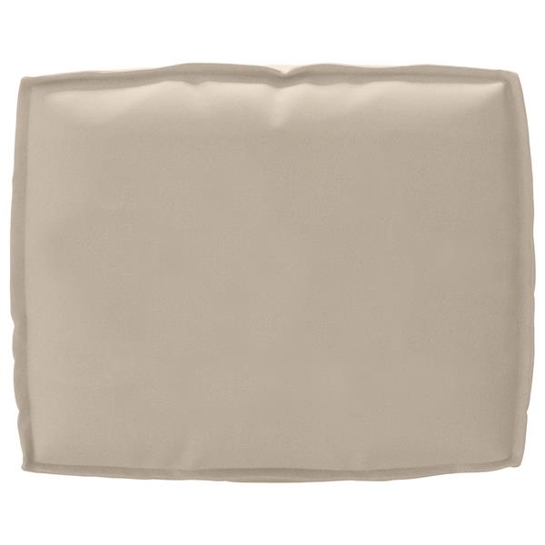 Grote foto vidaxl palletkussen rugleuning 50x40x12 cm oxford stof taupe huis en inrichting woningdecoratie