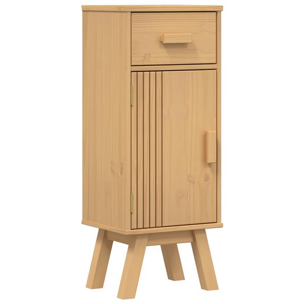 Grote foto vidaxl badkameropbergkast 35x30x90 cm massief grenenhout huis en inrichting complete badkamers
