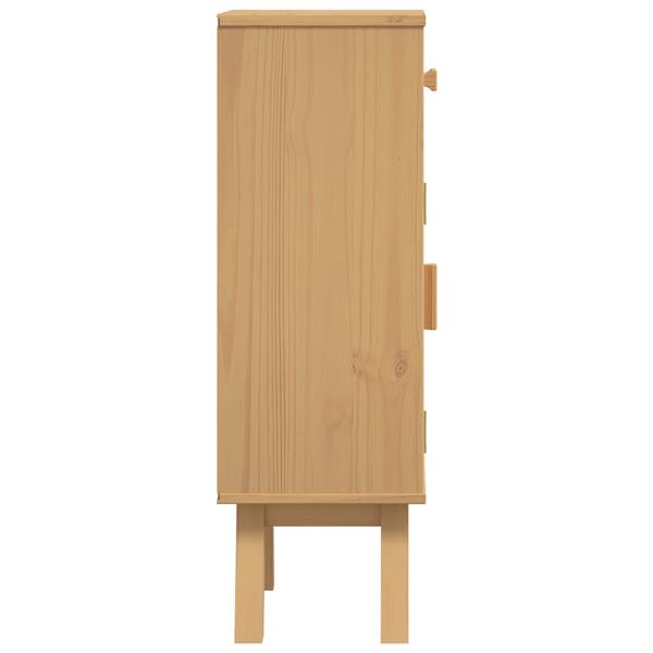 Grote foto vidaxl badkameropbergkast 35x30x90 cm massief grenenhout huis en inrichting complete badkamers