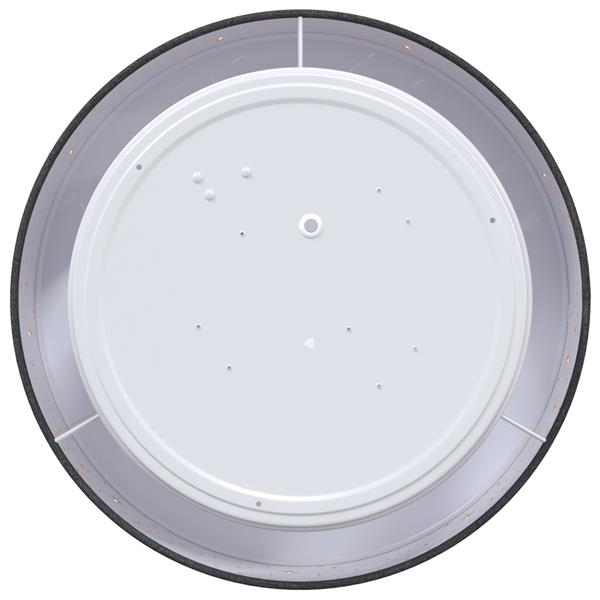 Grote foto vidaxl plafondlamp met sterrenlampscherm 30 cm e27 stof zwart huis en inrichting overige