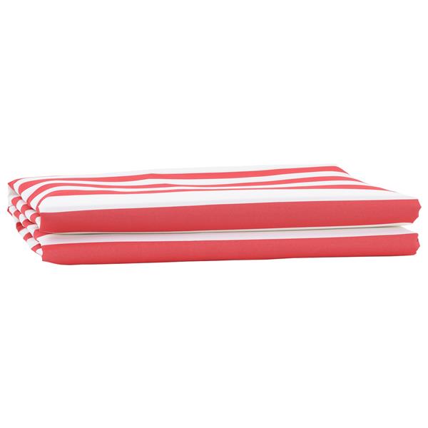 Grote foto vidaxl ligbed vervangende stof rood en wit 10x1.6 m tuin en terras overige tuin en terras