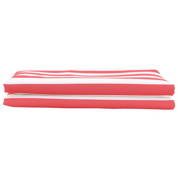 Grote foto vidaxl ligbed vervangende stof rood en wit 10x1.6 m tuin en terras overige tuin en terras