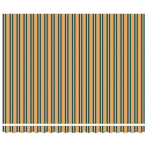 Grote foto vidaxl luifel vervangstof voor 4x3 m frame groen en geel tuin en terras overige tuin en terras
