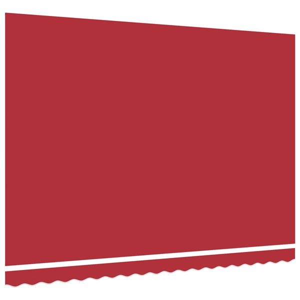 Grote foto vidaxl luifel vervangstof voor 4 5x3 m frame rood tuin en terras overige tuin en terras