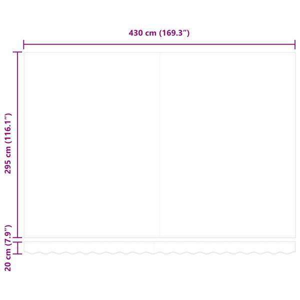 Grote foto vidaxl luifel vervangstof voor 4 5x3 m frame rood tuin en terras overige tuin en terras