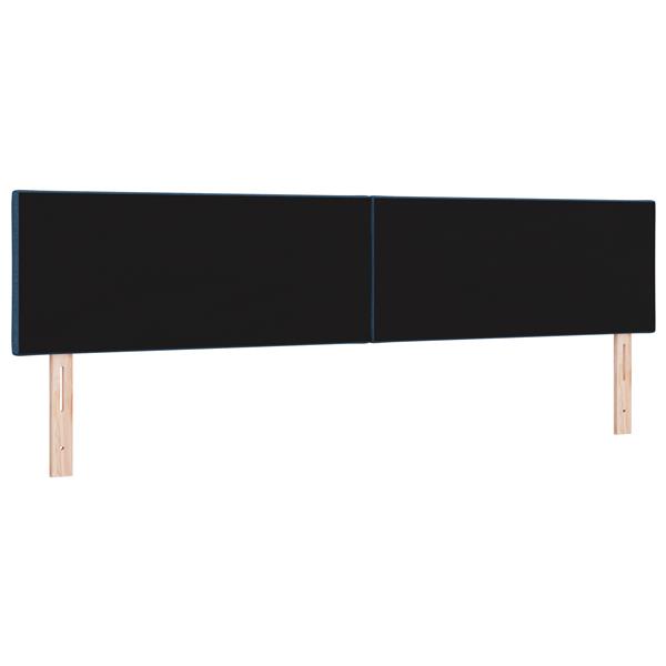 Grote foto vidaxl hoofdbord met ruitjes 200 cm stof blauw antiek en kunst stoelen en banken