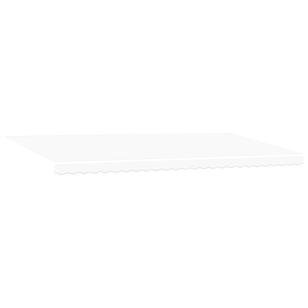 Grote foto vidaxl luifel vervangstof voor 6x3.5 m frame wit tuin en terras overige tuin en terras