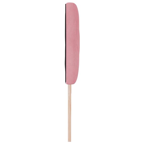 Grote foto vidaxl hoofdbord met ruitjes 180 cm fluweel roze antiek en kunst stoelen en banken