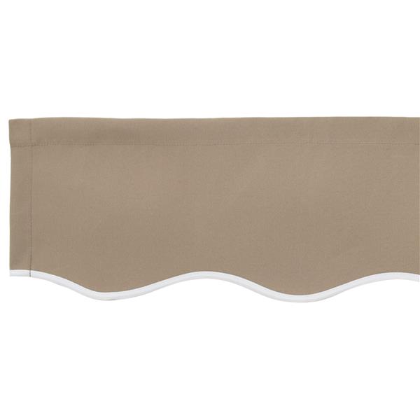 Grote foto vidaxl luifel vervangingsstof voor 3x2.5 m frame beige tuin en terras overige tuin en terras