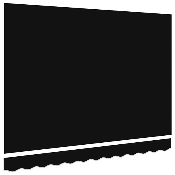 Grote foto vidaxl luifel vervangstoffen voor 3x2.5 m frame zwart tuin en terras overige tuin en terras