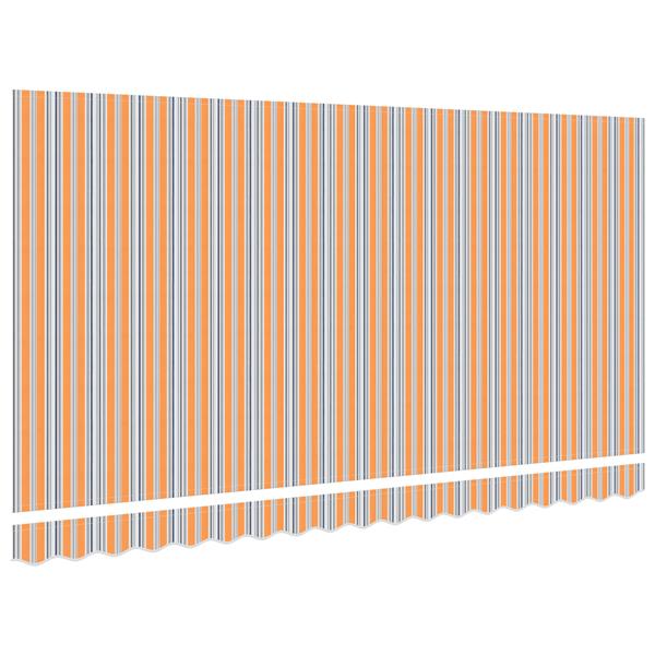 Grote foto vidaxl luifel vervangende stof voor 4x2 m frame multicolor streep tuin en terras overige tuin en terras