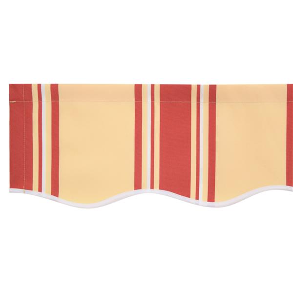 Grote foto vidaxl luifel vervangingsstof voor 4x2 m frame multicolor streep tuin en terras overige tuin en terras