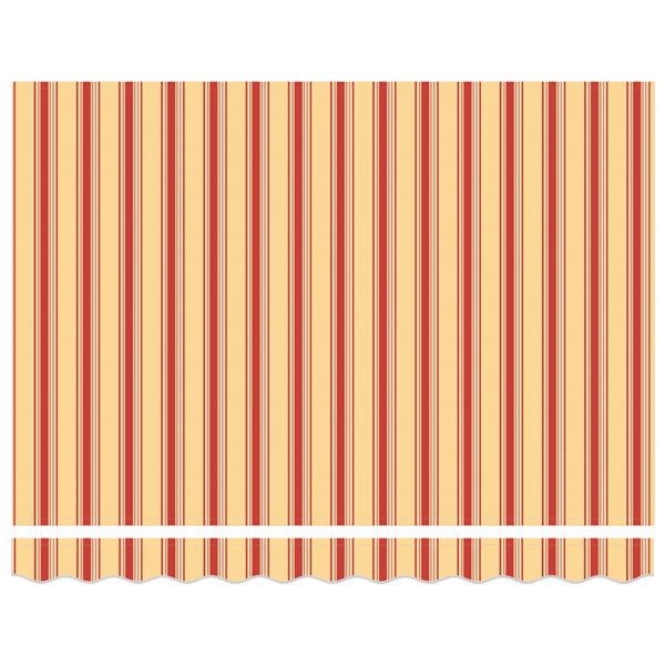 Grote foto vidaxl luifel vervangstof voor 3.5x2 m frame multicolour stripe tuin en terras overige tuin en terras