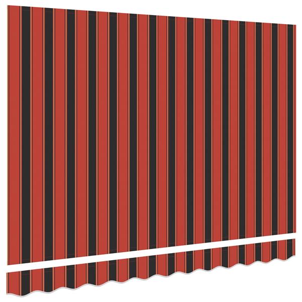 Grote foto vidaxl luifel vervangende stof voor 3.5x2 m frame multicolor gestreept tuin en terras overige tuin en terras