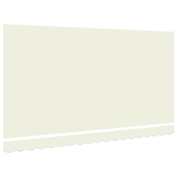Grote foto vidaxl vervangende luifelstof voor 4x2 m frame cr me tuin en terras overige tuin en terras