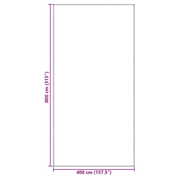 Grote foto vidaxl tent cover lichtgrijs polyester 400 x 800 cm opvouwbaar caravans en kamperen tenten