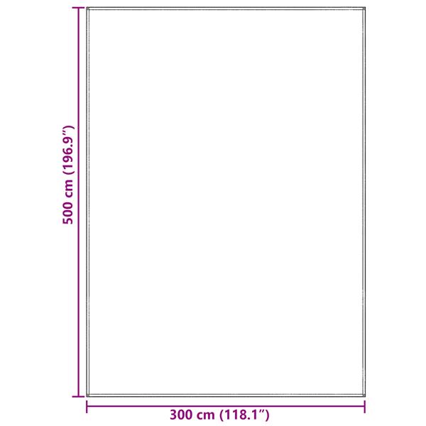 Grote foto vidaxl tentbedekking lichtgrijs canvas 300 x 500 cm caravans en kamperen tenten