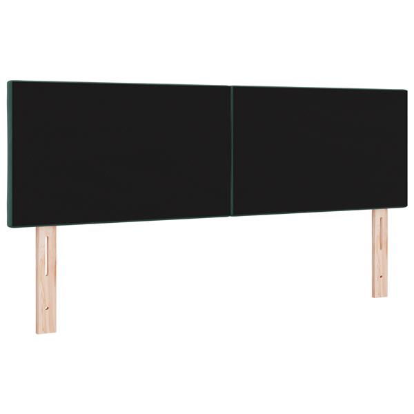 Grote foto vidaxl hoofdbord met ruitjes 140 cm fluweel donkergroen antiek en kunst stoelen en banken
