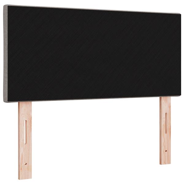 Grote foto vidaxl hoofdbord met ruitjes 100 cm stof taupe antiek en kunst stoelen en banken