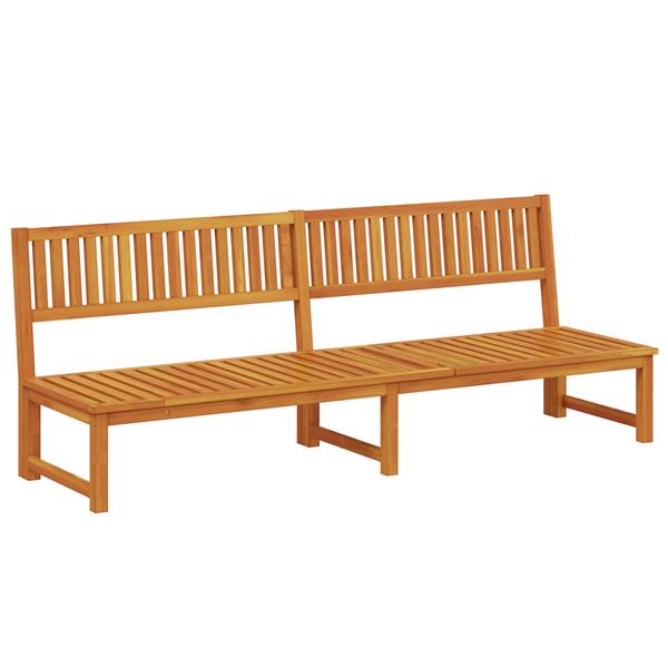 Grote foto vidaxl ligbed 3 in 1 functie massief acaciahout tuin en terras tuinmeubelen
