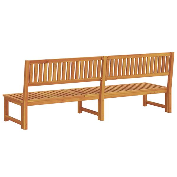 Grote foto vidaxl ligbed 3 in 1 functie massief acaciahout tuin en terras tuinmeubelen