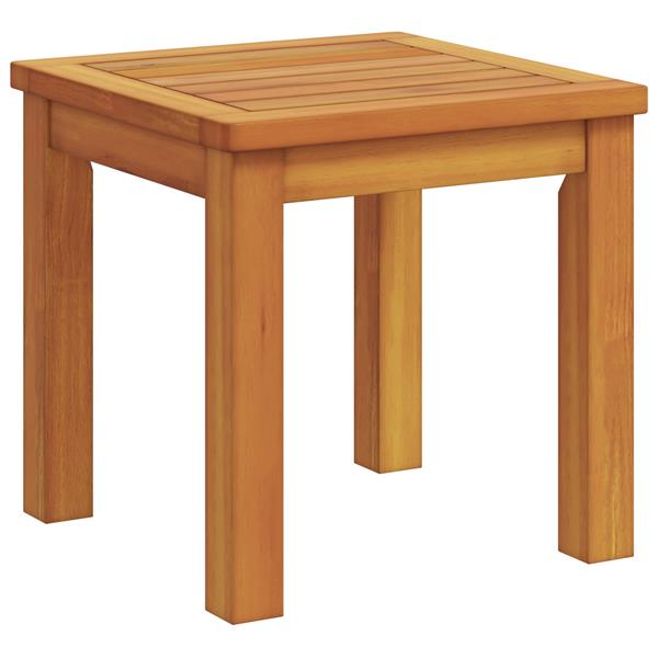Grote foto vidaxl tuin bijzettafel 35x35x34 cm van massief acaciahout tuin en terras tuinmeubelen