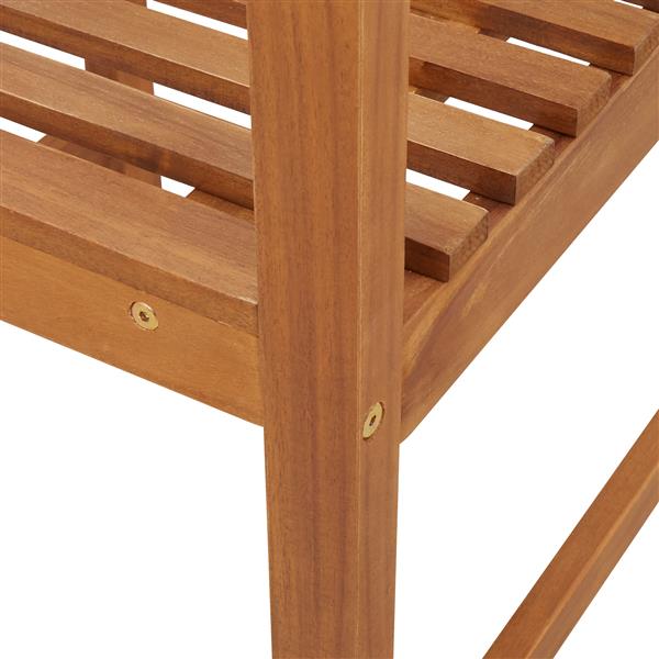 Grote foto vidaxl tuinstoelen 2 st zonder armleuningen massief acaciahout tuin en terras tuinmeubelen
