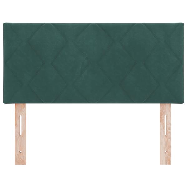 Grote foto vidaxl hoofdbord met ruitjes 90 cm fluweel donkergroen antiek en kunst stoelen en banken