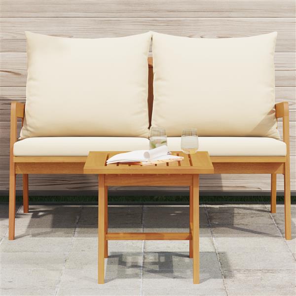 Grote foto vidaxl bijzettafel 45x45x40 cm massief acaciahout tuin en terras tuinmeubelen