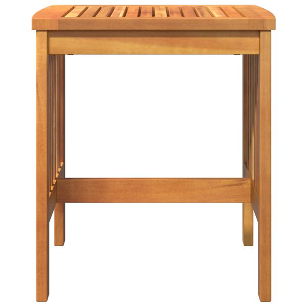 Grote foto vidaxl tuinbijzettafel 45x45x50 cm massief acaciahout bruin tuin en terras tuinmeubelen