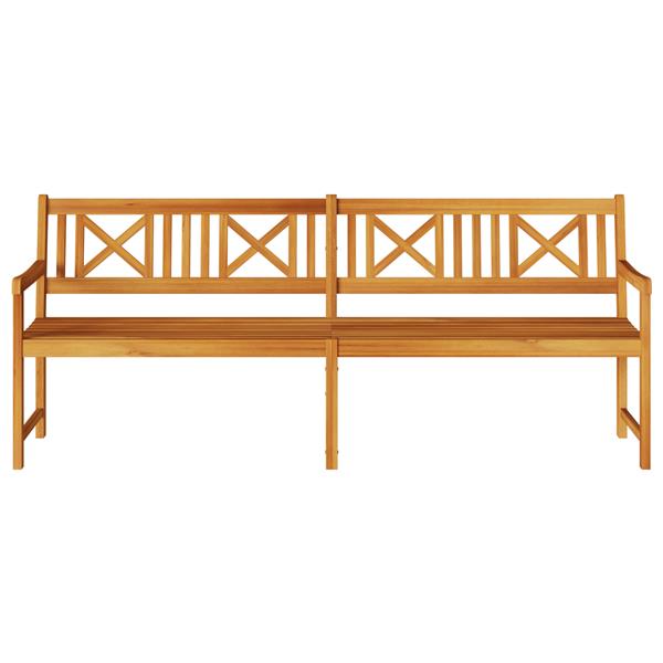Grote foto vidaxl tuinbank 220x56x90 cm massief hout acacia tuin en terras tuinmeubelen