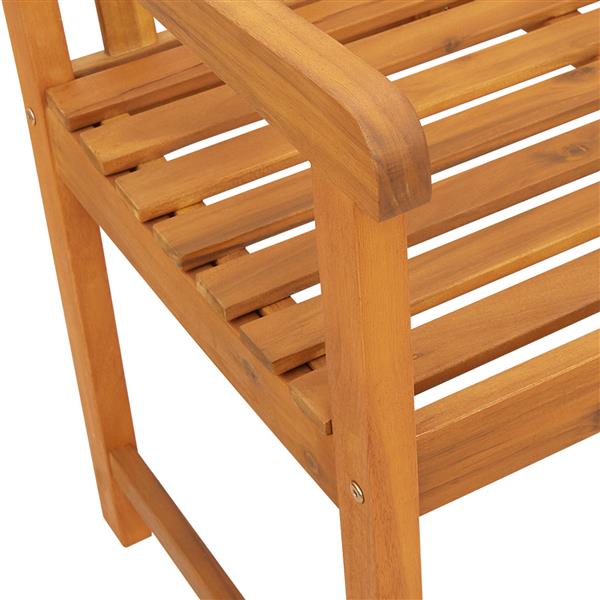 Grote foto vidaxl tuinbank 220x56x90 cm massief hout acacia tuin en terras tuinmeubelen
