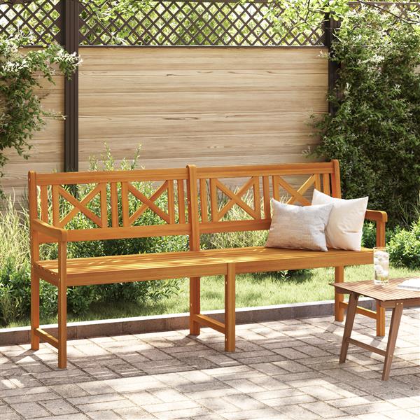 Grote foto vidaxl tuinbank 180x56x90 cm massief acaciahout tuin en terras tuinmeubelen