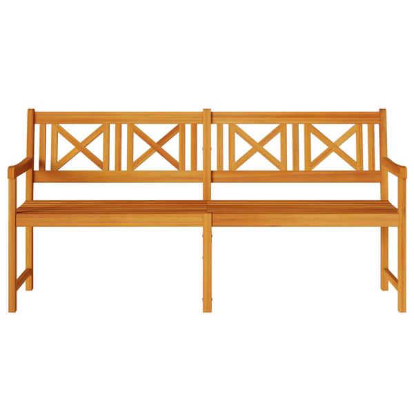 Grote foto vidaxl tuinbank 180x56x90 cm massief acaciahout tuin en terras tuinmeubelen