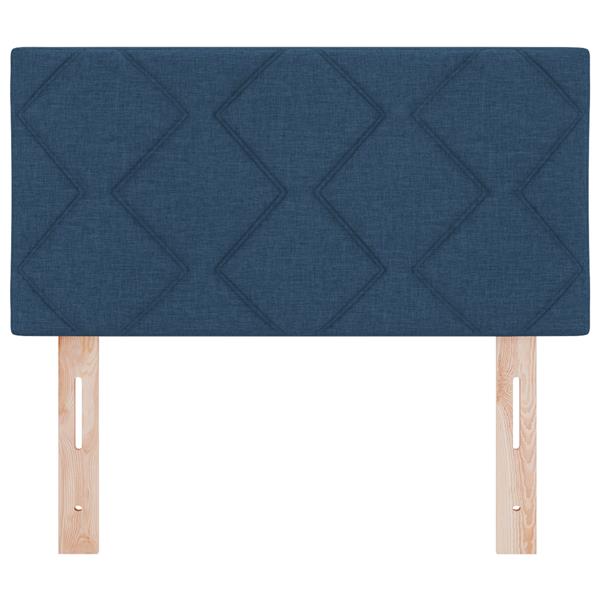 Grote foto vidaxl hoofdbord met ruitjes 80 cm stof blauw antiek en kunst stoelen en banken