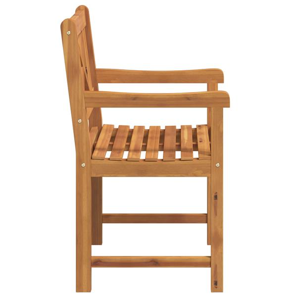 Grote foto vidaxl tuinstoelen 2 stuks 56x56x90 cm massief hout acacia tuin en terras tuinmeubelen