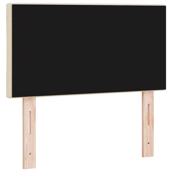 Grote foto vidaxl hoofdbord met ruitjes 80 cm stof cr mekleurig antiek en kunst stoelen en banken