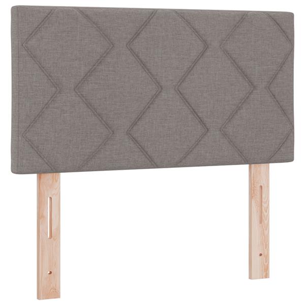 Grote foto vidaxl hoofdbord met ruitjes 80 cm stof taupe antiek en kunst stoelen en banken