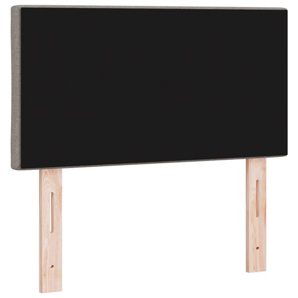 Grote foto vidaxl hoofdbord met ruitjes 80 cm stof taupe antiek en kunst stoelen en banken