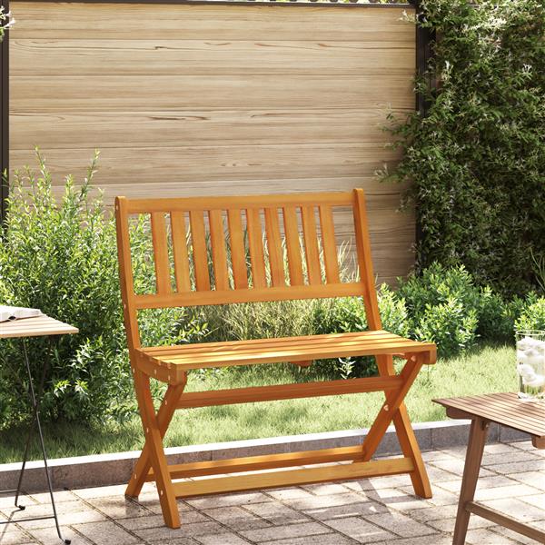 Grote foto vidaxl vouwbare tuinbank 80x46x85 cm van massief acaciahout tuin en terras tuinmeubelen