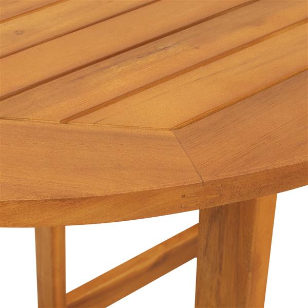 Grote foto vidaxl vouwtuin tafel halfrond 78x46x75 cm van massief acaciahout tuin en terras tuinmeubelen