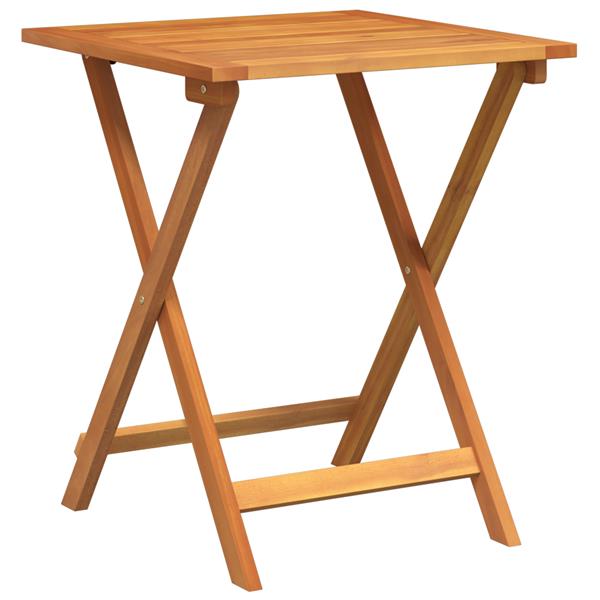 Grote foto vidaxl opvouwbare tuintafel vierkant 60x60x72 cm massief acaciahout tuin en terras tuinmeubelen