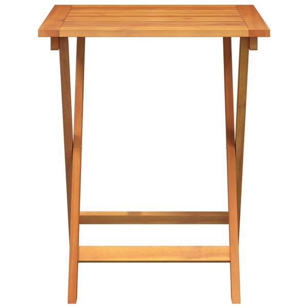 Grote foto vidaxl opvouwbare tuintafel vierkant 60x60x72 cm massief acaciahout tuin en terras tuinmeubelen