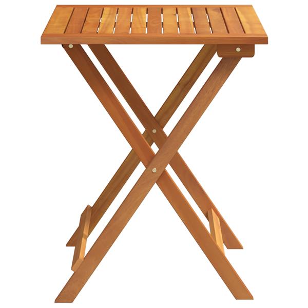 Grote foto vidaxl opvouwbare tuintafel vierkant 60x60x72 cm massief acaciahout tuin en terras tuinmeubelen