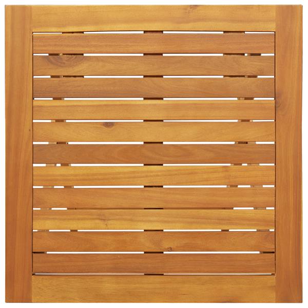 Grote foto vidaxl opvouwbare tuintafel vierkant 60x60x72 cm massief acaciahout tuin en terras tuinmeubelen