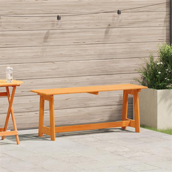 Grote foto vidaxl buitenbank acacia 119x35x47 cm massief hout tuin en terras tuinmeubelen