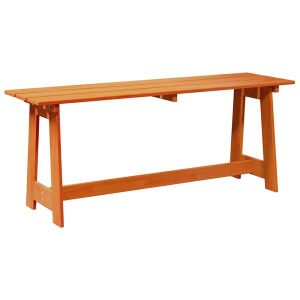 Grote foto vidaxl buitenbank acacia 119x35x47 cm massief hout tuin en terras tuinmeubelen