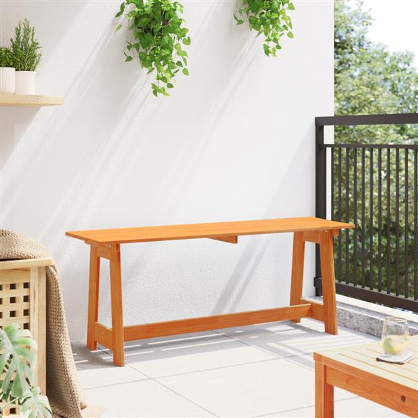 Grote foto vidaxl buitenbank acacia 119x35x47 cm massief hout tuin en terras tuinmeubelen