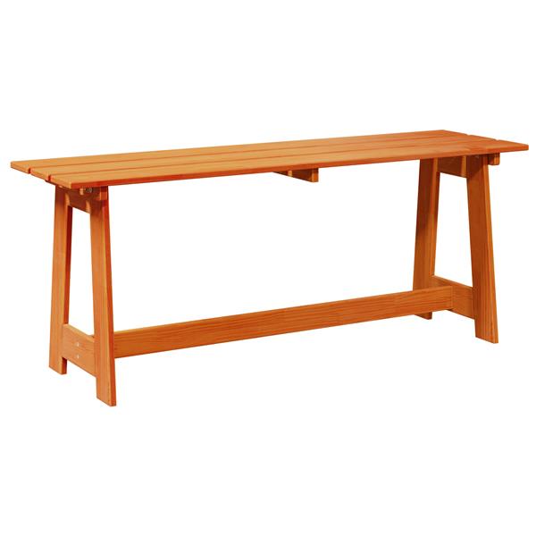 Grote foto vidaxl buitenbank acacia 119x35x47 cm massief hout tuin en terras tuinmeubelen